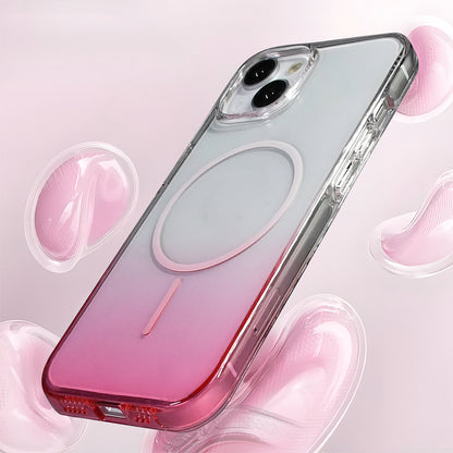 Apple iPhone 13 Kılıf M-Safe Şarj Özellikli Zore Septik Silikon Kapak Pembe