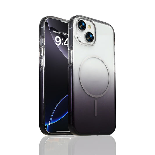 Apple iPhone 13 Kılıf M-Safe Şarj Özellikli Zore Septik Silikon Kapak Siyah