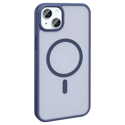 Apple iPhone 13 Kılıf Magsafe Şarj Özellikli Mat Arka Yüzey Zore Sio Kapak Siyah