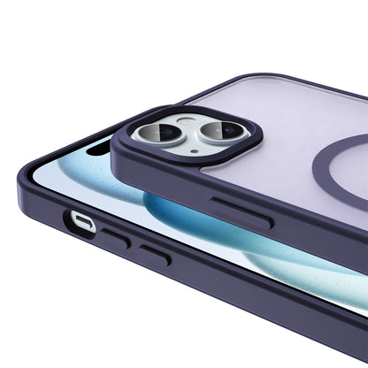 Apple iPhone 13 Kılıf Magsafe Şarj Özellikli Mat Arka Yüzey Zore Sio Kapak Siyah