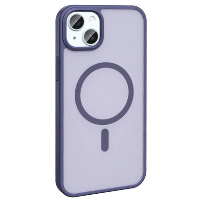 Apple iPhone 13 Kılıf Magsafe Şarj Özellikli Mat Arka Yüzey Zore Sio Kapak Siyah