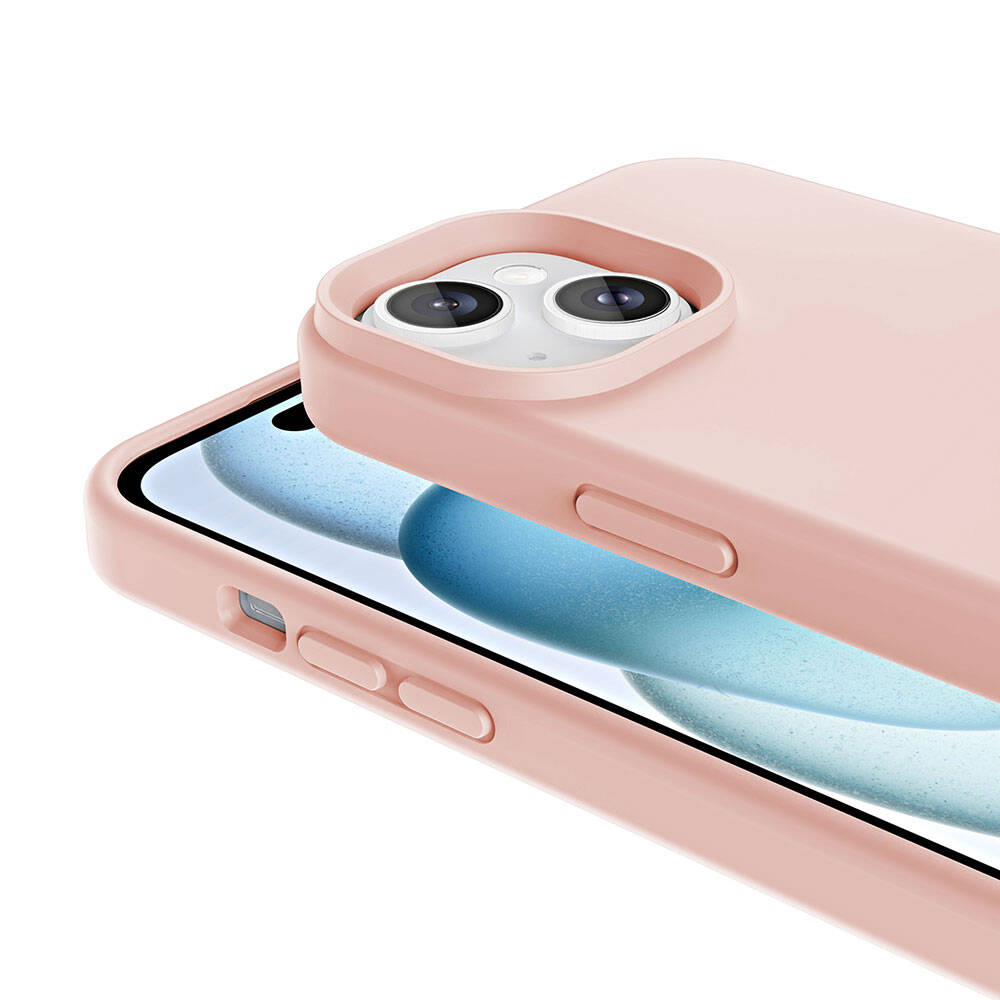 Apple iPhone 13 Kılıf Magsafe Şarj Özellikli Sıvı Teknolojili Silinebilir Sert Zore Kivi Kapak Titanyum-Gri
