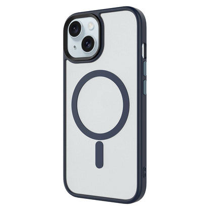 Apple iPhone 13 Kılıf Mat Arka Yüzey Wireless Şarj Özellikli Zore Flet Magsafe Kapak Pembe