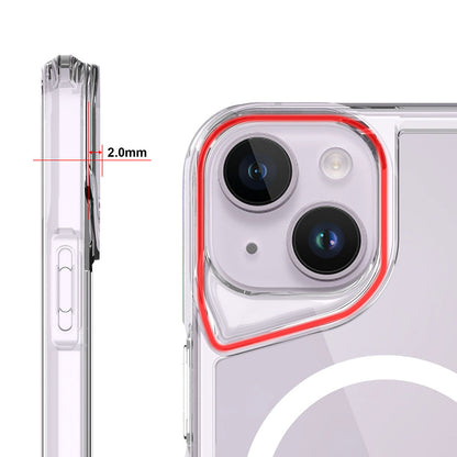 Apple iPhone 13 Kılıf Zore Magsafe Şarj Özellikli T-Max Magsafe Kapak Renksiz