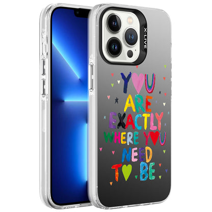 Apple iPhone 13 Pro Kılıf Desenli Zore Silver Sert Kapak Noktalar