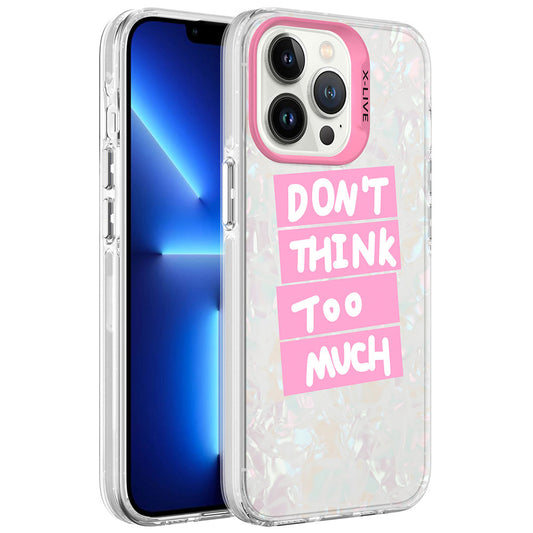 Apple iPhone 13 Pro Kılıf Mermer Desenli Zore Marbello Kapak Pembe