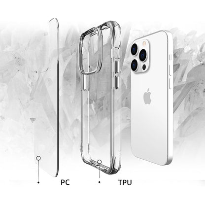 Apple iPhone 13 Pro Kılıf Zore Şeffaf Ultra İnce Airbag Tasarımlı Okka Kapak Renksiz