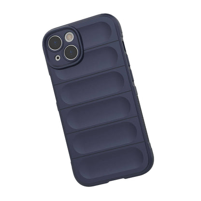 Apple iPhone 14 Kılıf Esnek TPU Oyuklu Arka Yüzey Tasarımlı Zore Etnik Silikon Kapak Kırmızı