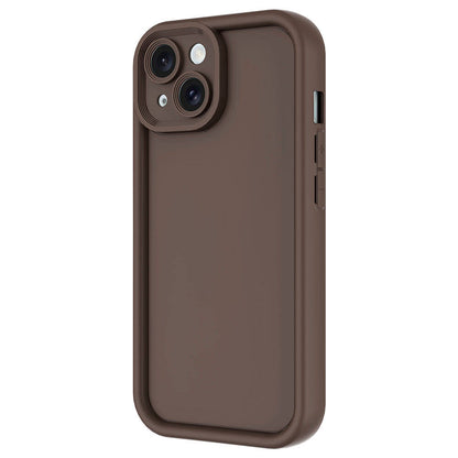 Apple iPhone 14 Kılıf Kamera Korumalı Zore Ananas Kapak Mürdüm