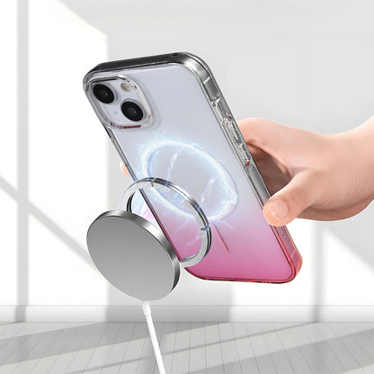 Apple iPhone 14 Kılıf M-Safe Şarj Özellikli Zore Septik Silikon Kapak Siyah