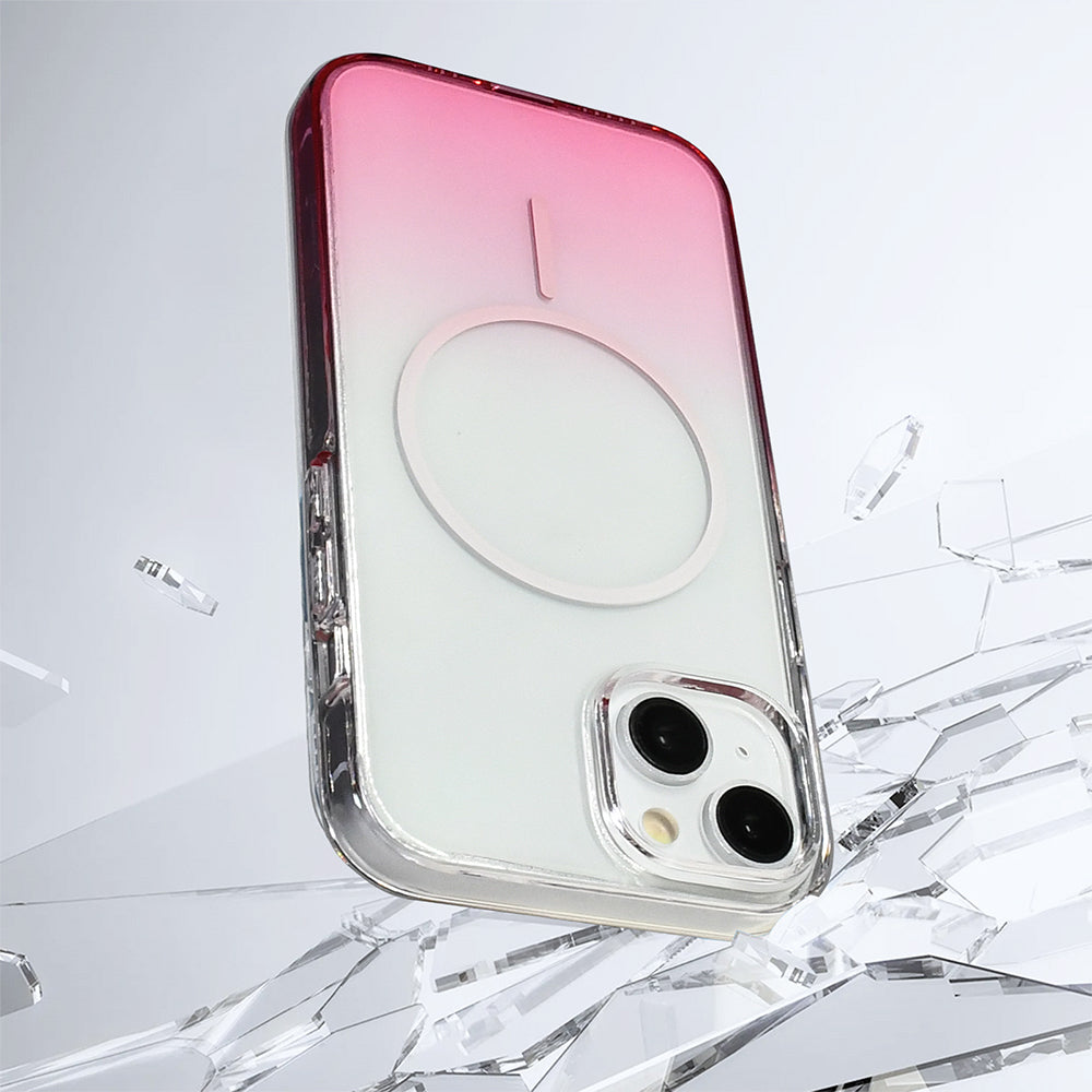 Apple iPhone 14 Kılıf M-Safe Şarj Özellikli Zore Septik Silikon Kapak Mor