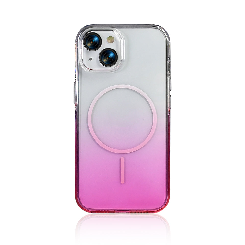 Apple iPhone 14 Kılıf M-Safe Şarj Özellikli Zore Septik Silikon Kapak Mor