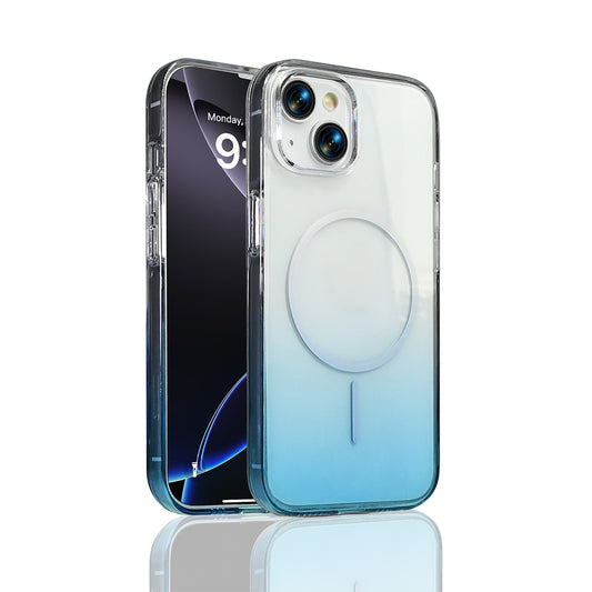 Apple iPhone 14 Kılıf M-Safe Şarj Özellikli Zore Septik Silikon Kapak Turkuaz