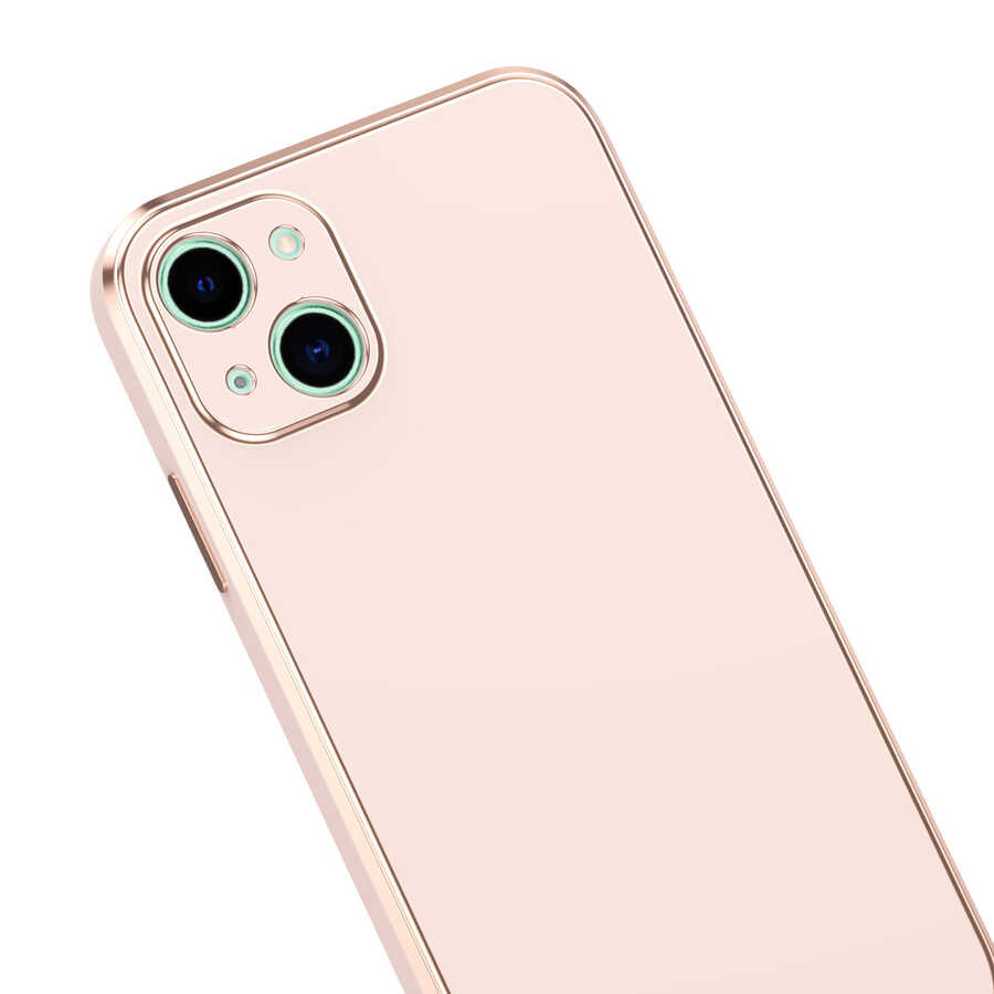 Apple iPhone 14 Kılıf Zore Bark Kapak Açık Yeşil