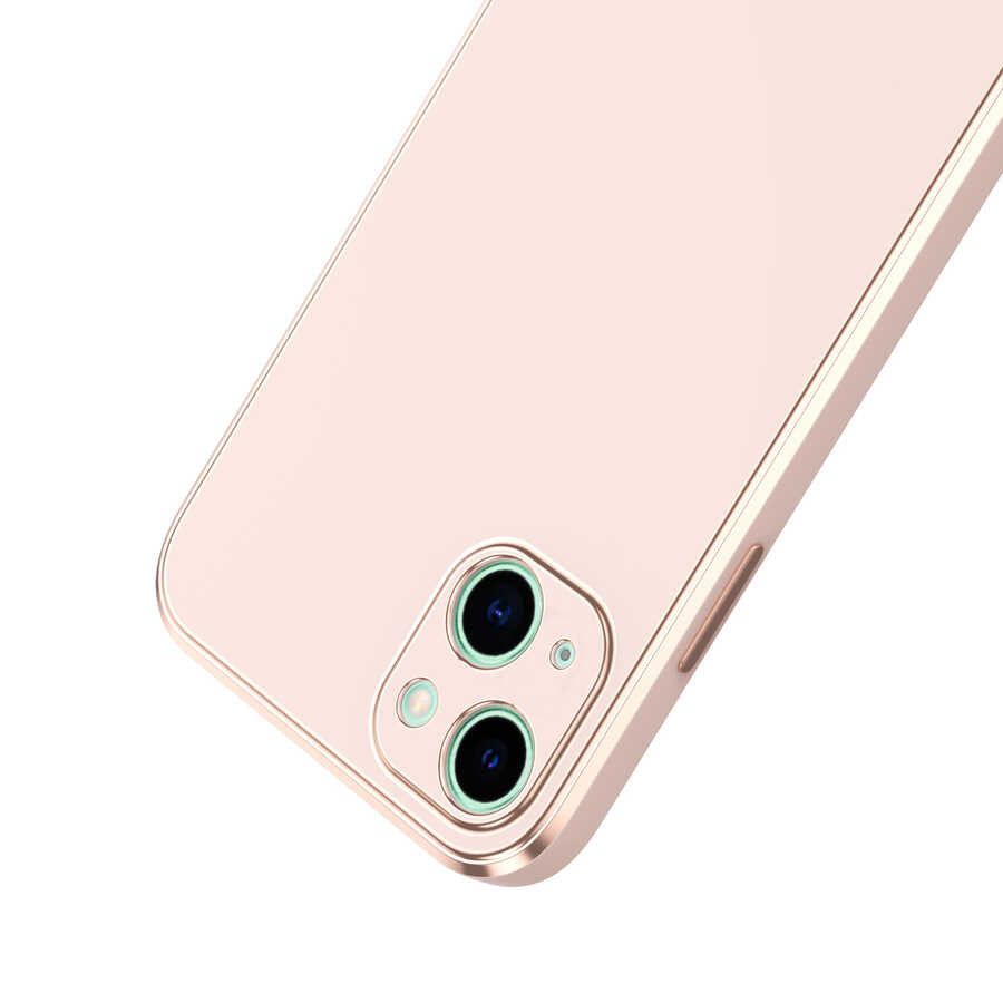 Apple iPhone 14 Kılıf Zore Bark Kapak Açık Yeşil