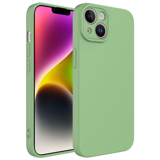 Apple iPhone 14 Kılıf Zore Kamera Korumalı Mara Lansman Kapak Açık Yeşil