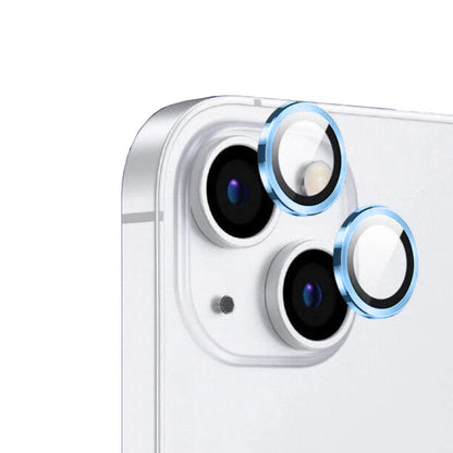 Apple iPhone 14 Plus Zore CL-12 Premium Safir Parmak İzi Bırakmayan Anti-Reflective Kamera Lens Koruyucu Turuncu