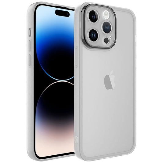 Apple iPhone 14 Pro Kılıf Kamera Korumalı Transparan Zore Post Kapak Renksiz