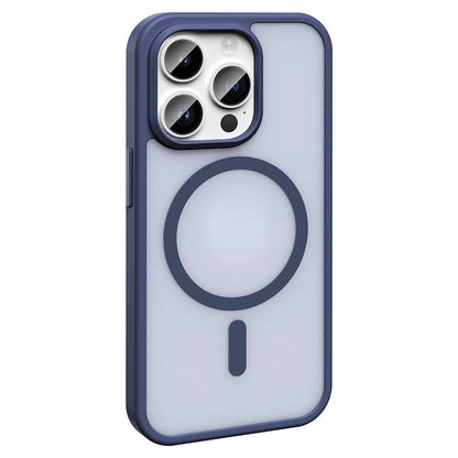 Apple iPhone 14 Pro Kılıf Magsafe Şarj Özellikli Mat Arka Yüzey Zore Sio Kapak Siyah
