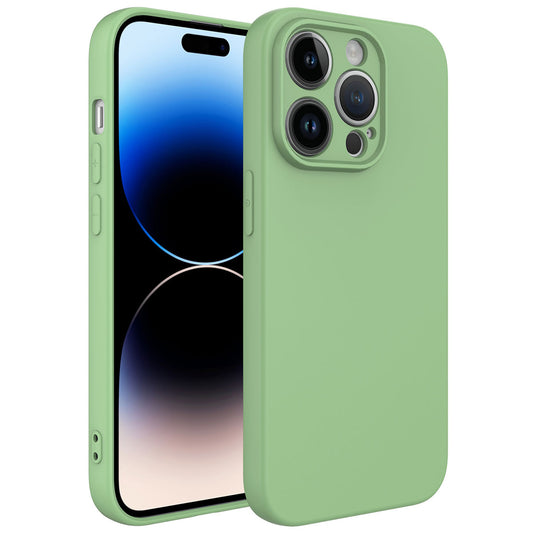 Apple iPhone 14 Pro Kılıf Zore Kamera Korumalı Mara Lansman Kapak Açık Yeşil