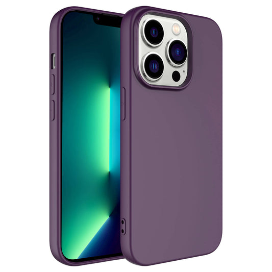 Apple iPhone 14 Pro Kılıf Zore Kamera Korumalı Mara Lansman Kapak Koyu Mor