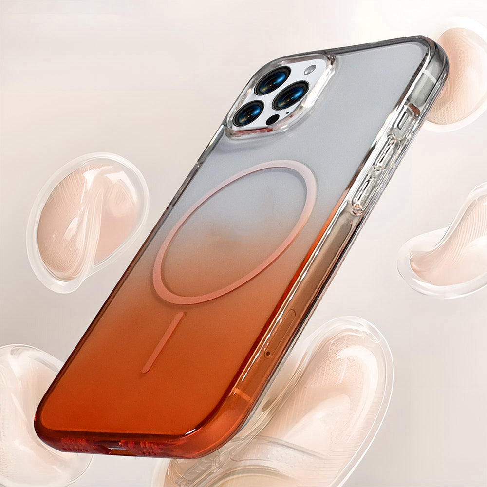 Apple iPhone 14 Pro Max Kılıf M-Safe Şarj Özellikli Zore Septik Silikon Kapak Mor