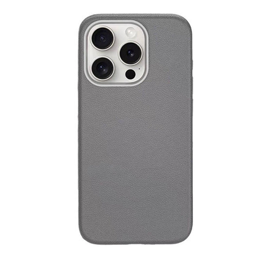 Apple iPhone 14 Pro Max Kılıf Magsafe Şarj Özellikli PU Deri Zore Adora Kapak Koyu Gri