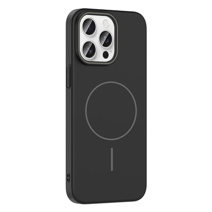 Apple iPhone 14 Pro Max Kılıf Magsafe Şarj Özellikli Zore Ruby Sert Kapak Mürdüm