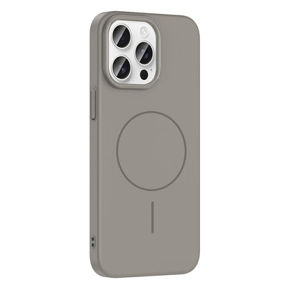 Apple iPhone 14 Pro Max Kılıf Magsafe Şarj Özellikli Zore Ruby Sert Kapak Mürdüm