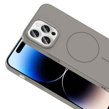 Apple iPhone 14 Pro Max Kılıf Magsafe Şarj Özellikli Zore Ruby Sert Kapak Lacivert