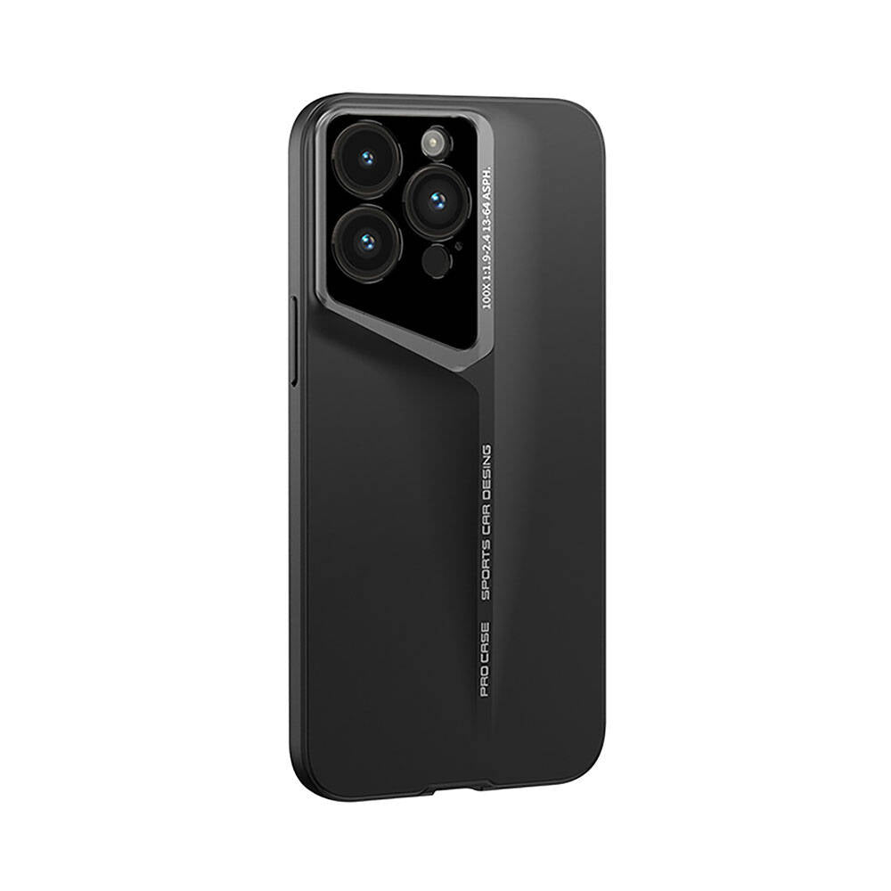 Apple iPhone 14 Pro Max Kılıf Ultra İnce Kamera Korumalı Sert Rubber Zore Procase Kapak Siyah