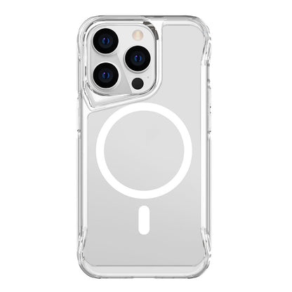 Apple iPhone 14 Pro Max Kılıf Zore Magsafe Şarj Özellikli T-Max Magsafe Kapak Renksiz