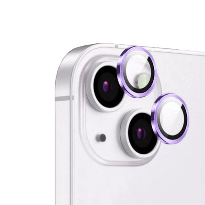 Apple iPhone 14 Zore CL-12 Premium Safir Parmak İzi Bırakmayan Anti-Reflective Kamera Lens Koruyucu Mor