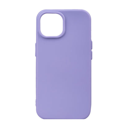 Apple iPhone 15 Kılıf Zore Biye Silikon Mor