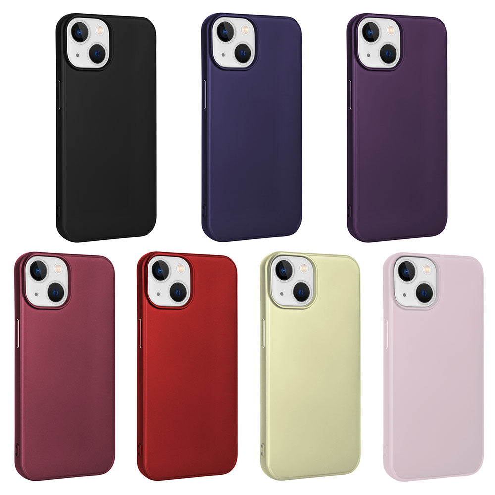 Apple iPhone 15 Kılıf Zore Premier Silikon Kapak Mürdüm