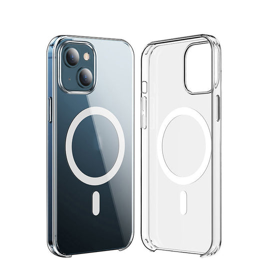 Apple iPhone 15 Kılıf Zore Wireless Şarj Özellikli Şeffaf Orjin Kapak Renksiz