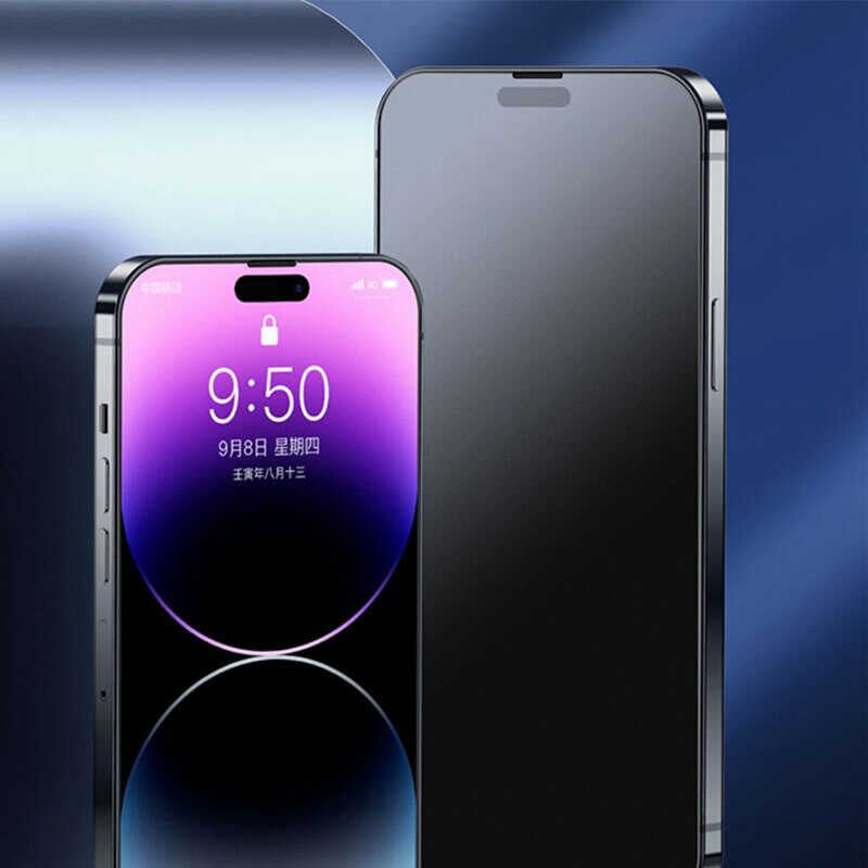 Apple iPhone 15 Plus Davin Mat Seramik Ekran Koruyucu Siyah