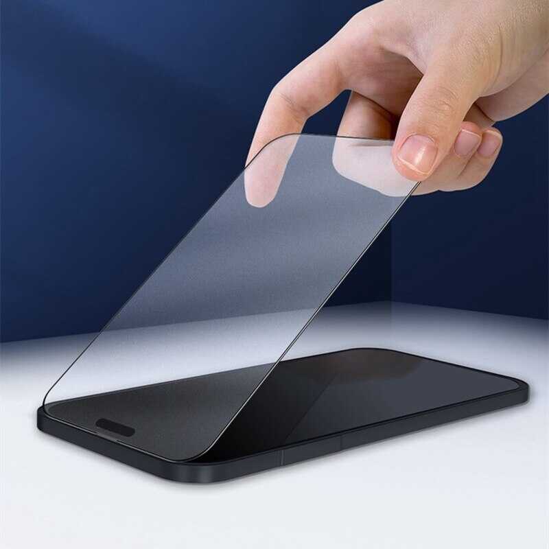 Apple iPhone 15 Plus Davin Mat Seramik Ekran Koruyucu Siyah