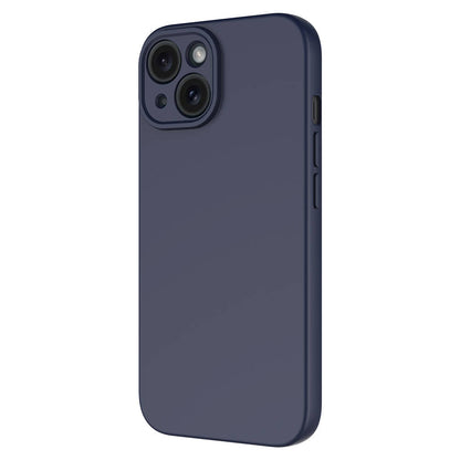 Apple iPhone 15 Plus Kılıf Zore Mara Lansman Kapak Koyu Mor