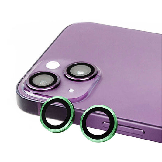 Apple iPhone 15 Plus Zore CL-07 Kamera Lens Koruyucu Yeşil