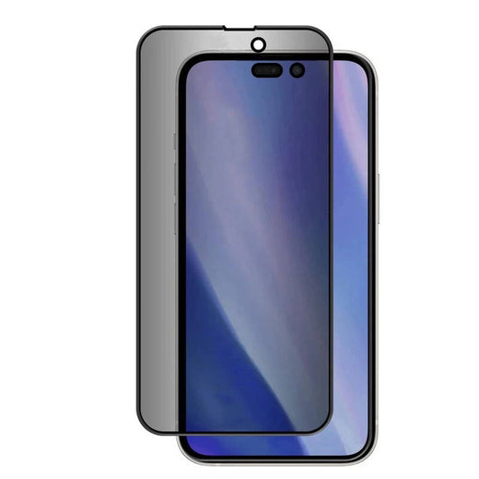 Apple iPhone 15 Plus Zore Kor Privacy Cam Ekran Koruyucu Siyah