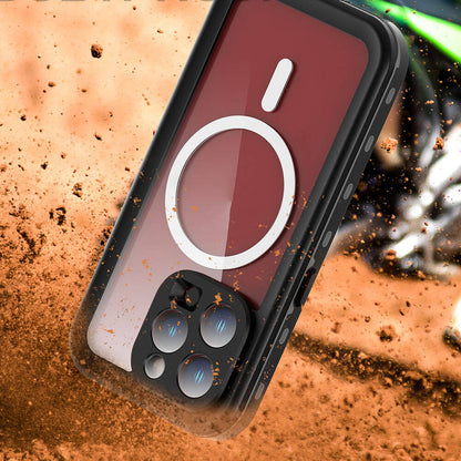 Apple iPhone 15 Pro Kılıf 1-1 Su Geçirmez Kılıf Siyah
