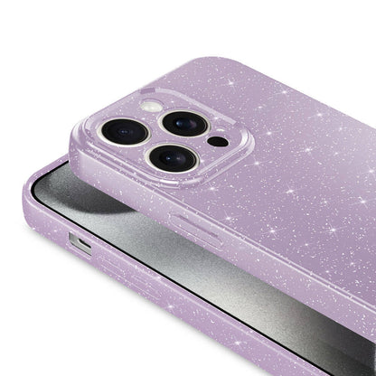 Apple iPhone 15 Pro Kılıf Kamera Korumalı Simli Lüks Zore Koton Kapak Siyah