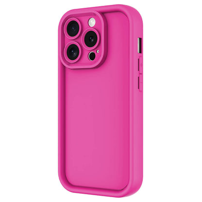 Apple iPhone 15 Pro Kılıf Kamera Korumalı Zore Ananas Kapak Mürdüm