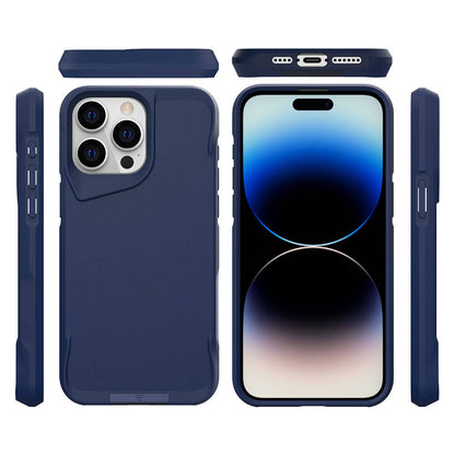 Apple iPhone 15 Pro Kılıf Zore Airbag Kenarlı T-Max Mat Standlı Kapak Gri