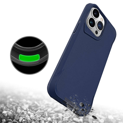 Apple iPhone 15 Pro Kılıf Zore Airbag Kenarlı T-Max Mat Standlı Kapak Siyah