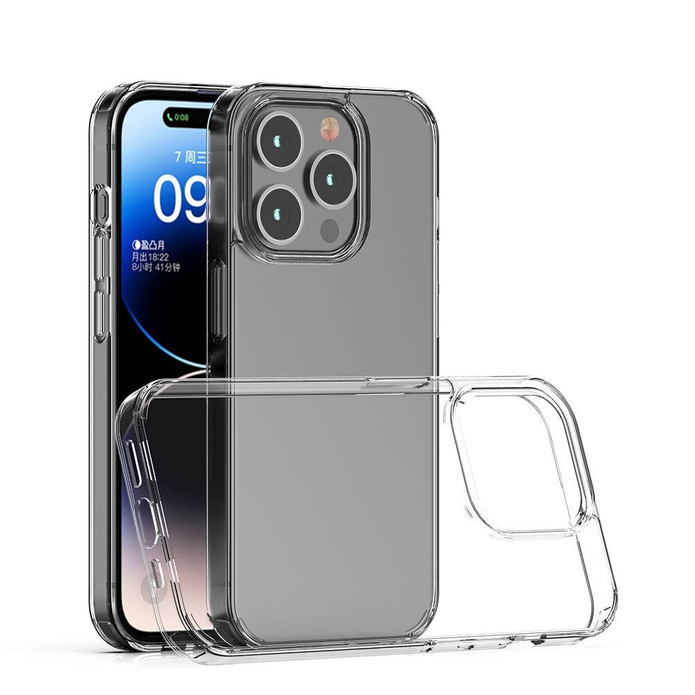Apple iPhone 15 Pro Kılıf Zore Coss Kapak Renksiz