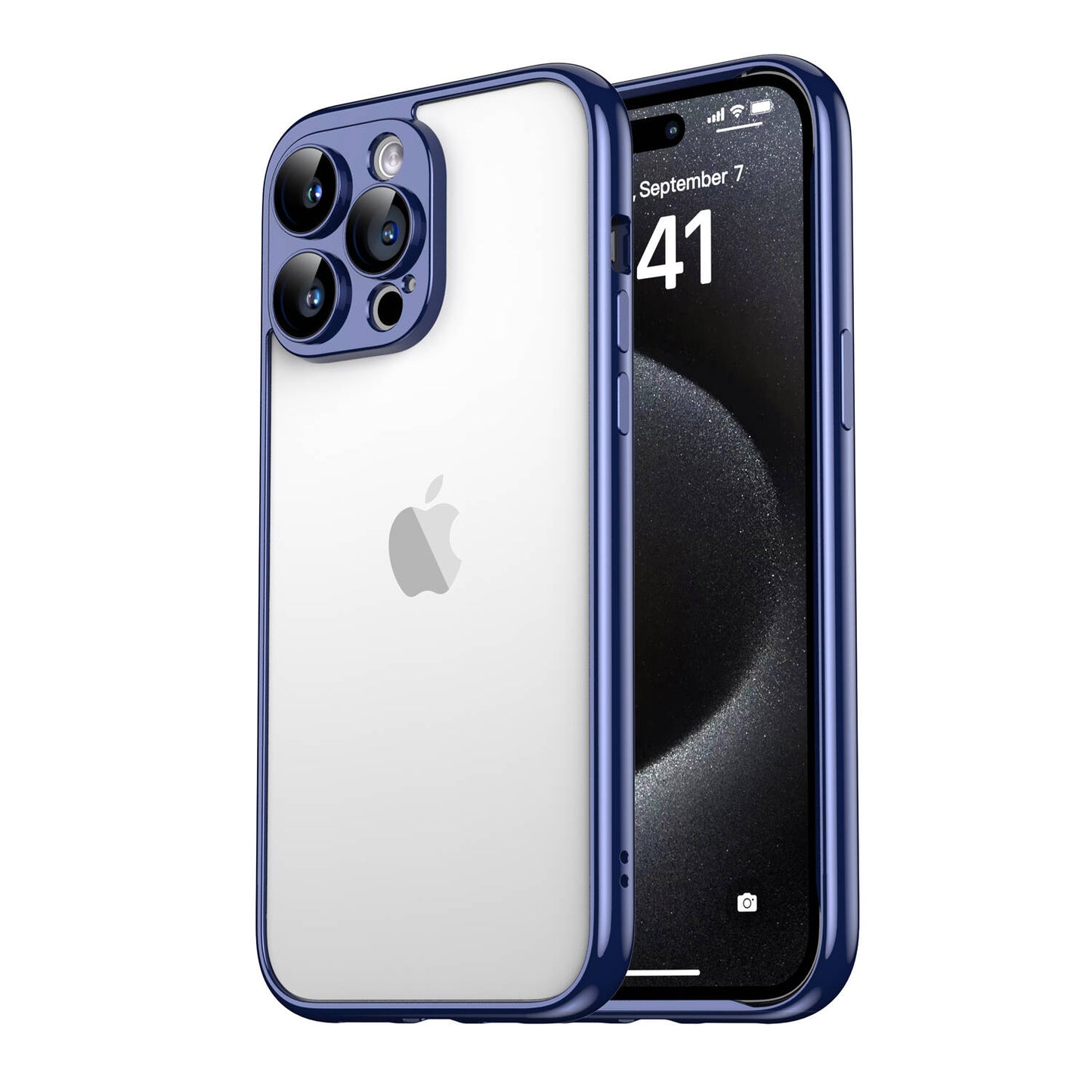 Apple iPhone 15 Pro Kılıf Zore Kamera Korumalı Bontez Bumper Siyah