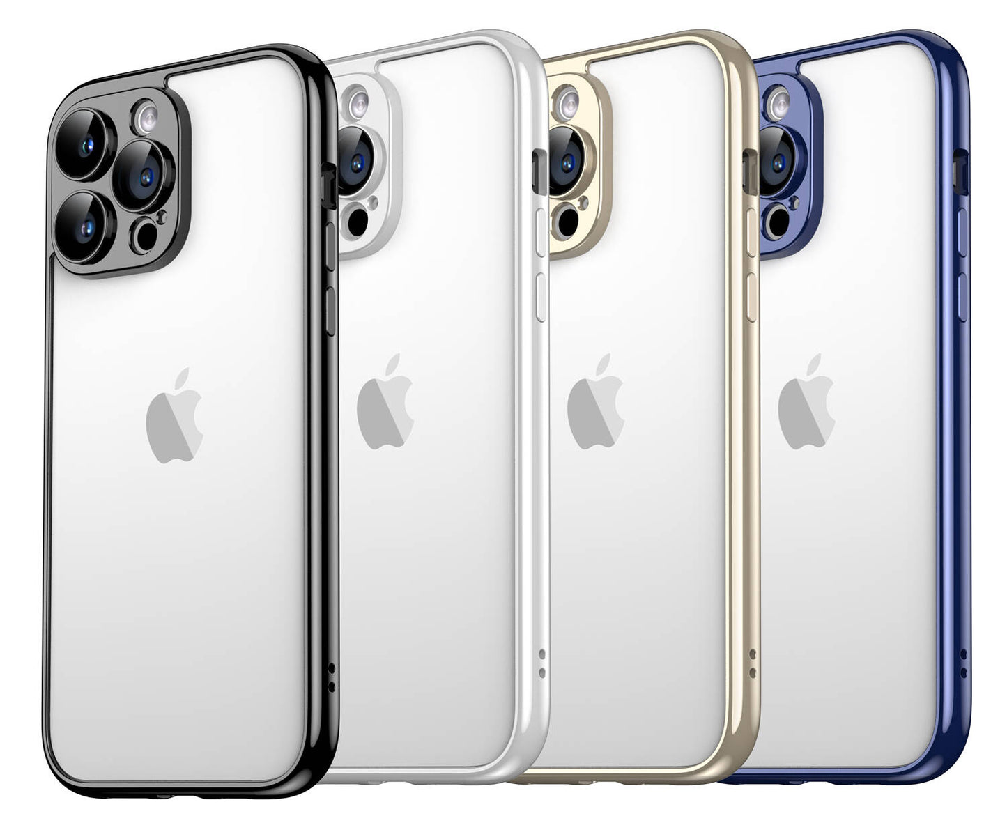 Apple iPhone 15 Pro Kılıf Zore Kamera Korumalı Bontez Bumper Titanyum