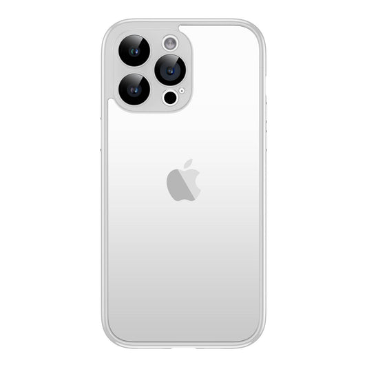 Apple iPhone 15 Pro Kılıf Zore Kamera Korumalı Bontez Bumper Gümüş